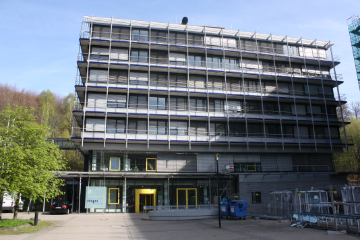 Gebäude E1.4 der Universität des Saarlandes.